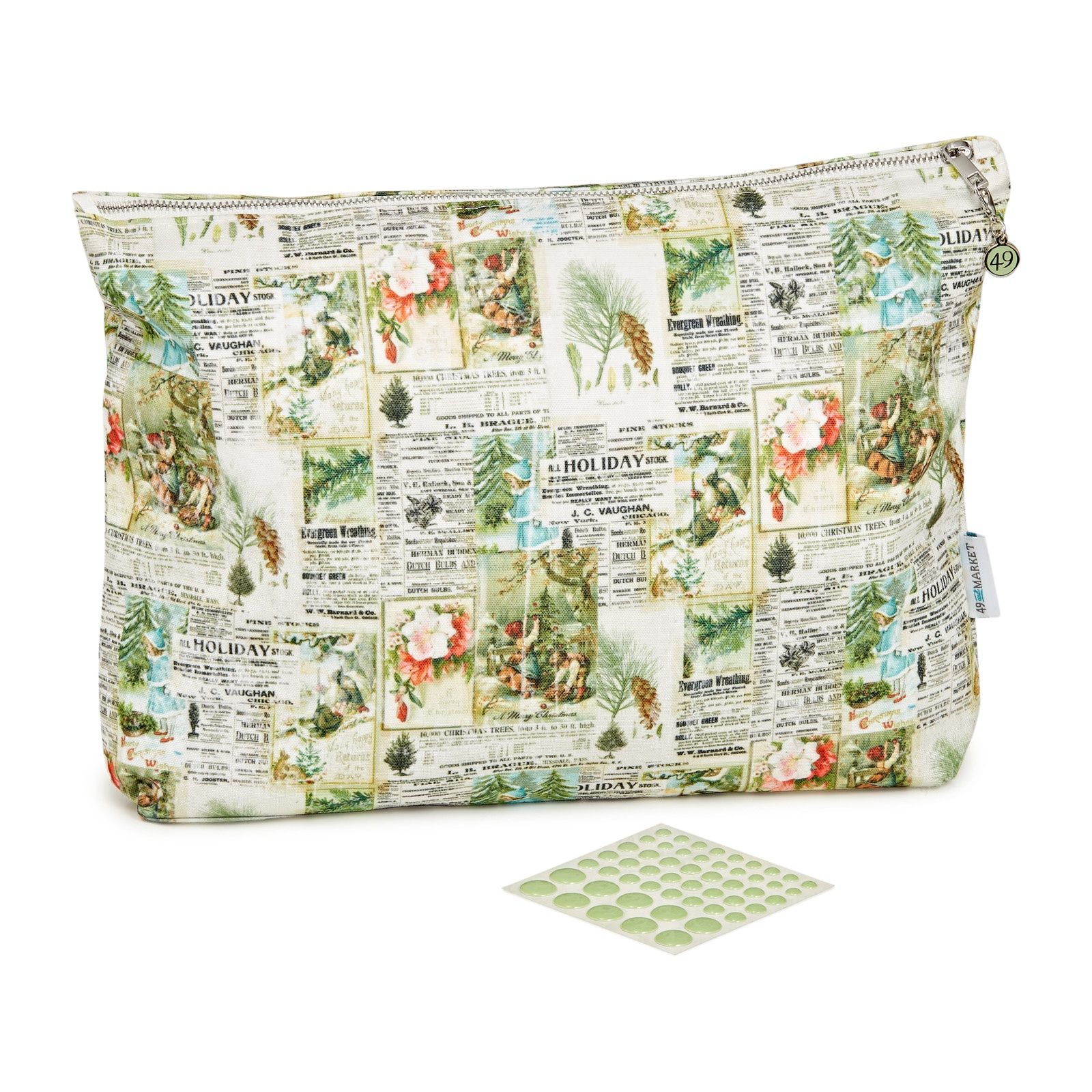 Evergreen Season Essentials Project Tote w/ enamel