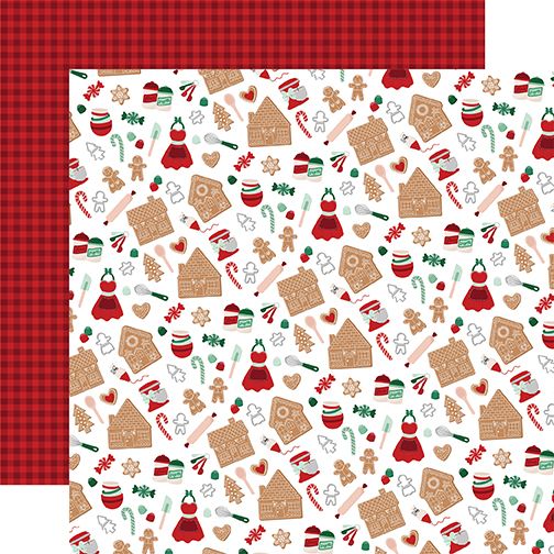 Baking Spirits Bright: Baking Essentials 12x12 Patterned Paper