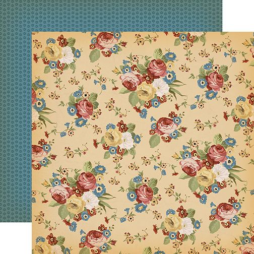 Cowboys: Western Floral 12x12 DS Paper