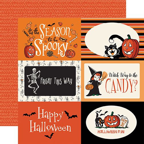 Halloween Fun: 6x4 Journaling Cards