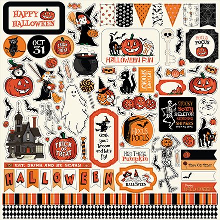 Halloween Fun Element Sticker