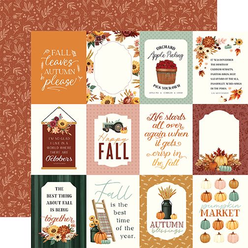 Harvest: 3x4 Journaling Cards