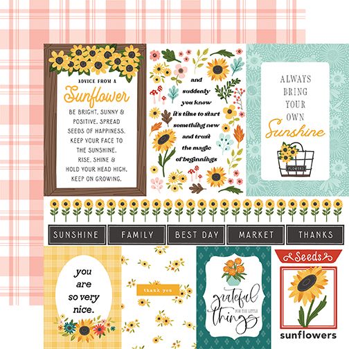 Sunflower Summer: Multi Journaling Cards