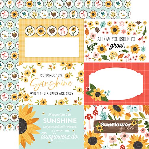 Sunflower Summer: 6x4 Journaling Cards