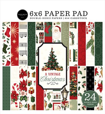 A Vintage Christmas 6x6 Paper Pad