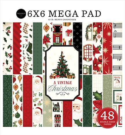 A Vintage Christmas Cardmakers 6X6 Mega Pad