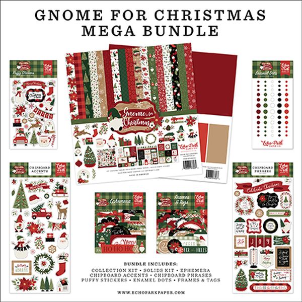 Gnome for Christmas Ephemera - Echo Park