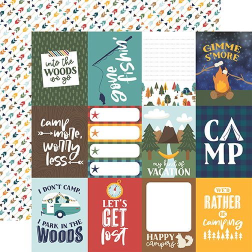 Into The Wild: 3x4 Journaling Cards 12x12 Patterned Paper