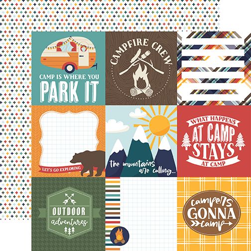 Into The Wild: 4x4 Journaling Cards 12x12 Patterned Paper