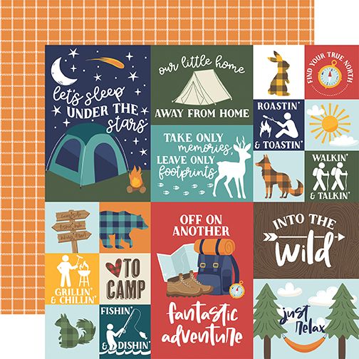 Into The Wild: Multi Journaling Cards 12x12 Patterned Paper