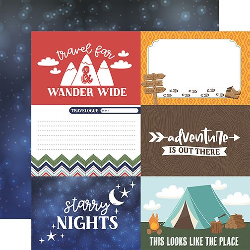 Into The Wild: 6x4 Journaling Cards 12x12 Patterned Paper