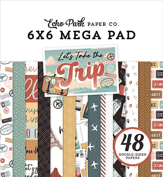 Let's Take the Trip Cardmakers 6X6 Mega Pad