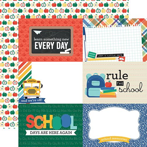 Off to Class: 6x4 Journaling Cards