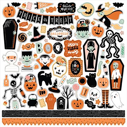 Spooktacular Halloween Element Sticker