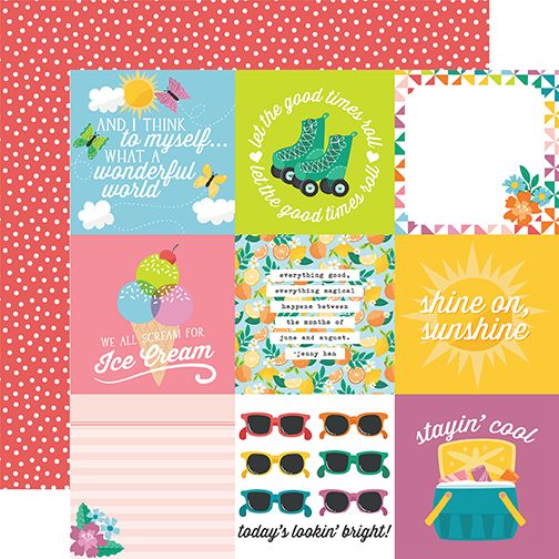 Sunny Days Ahead: 4x4 Journaling Cards