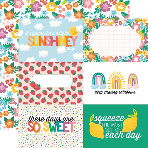 Sunny Days Ahead: 6x4 Journaling Cards