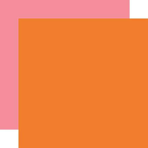 Sunny Days Ahead: Orange / Pink 12x12 Coordinating Solid