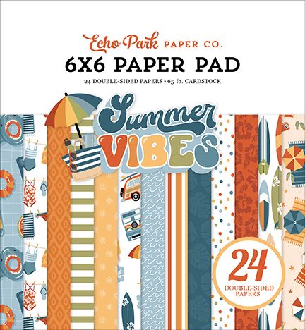 Summer Vibes 6x6 Paper Pad