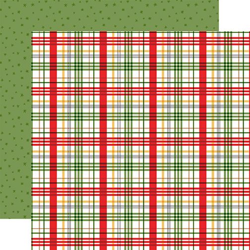 Winnie the Pooh Christmas: Holiday Plaid DS Paper