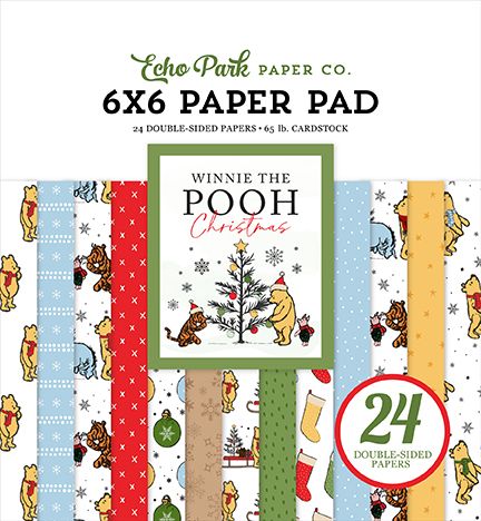 Winnie The Pooh Christmas 6x6 Paper Pad