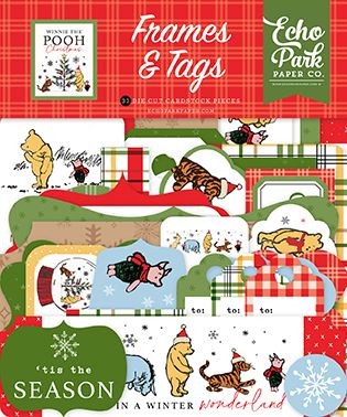 Winnie The Pooh Christmas Frames & Tags