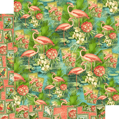 Lost in Paradise: Flamingo Lagoon Paper