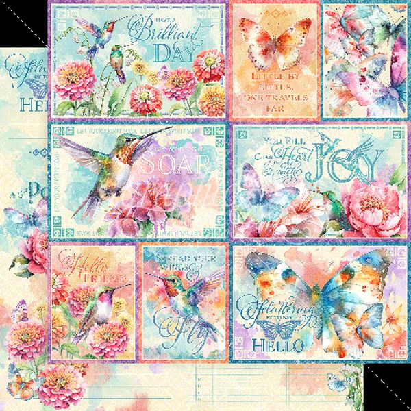 Flight of Fancy: Let your Spirit Soar 12x12 DS Paper