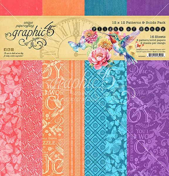 Flight of Fancy 12x12 Patterns & Solids Pack