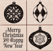 PP: Traditional Ornaments Wood Stamp Set