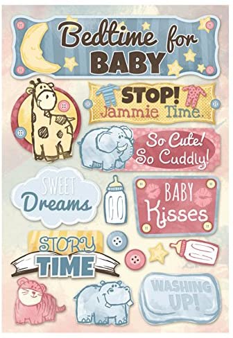 Karen Foster Cardstock Stickers - Bedtime for Baby