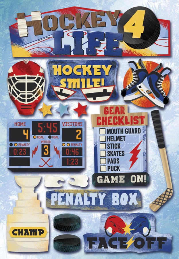Sticker Ice Hockey Goal