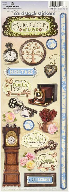 Adopted with Love, scrapbook stickers (Reminisce)