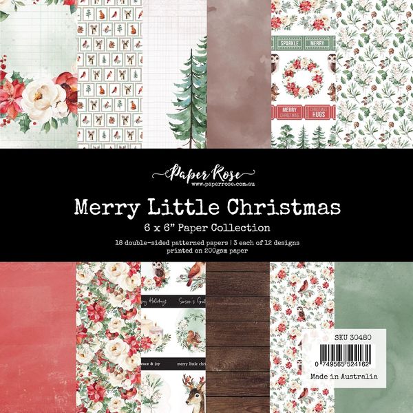 Merry Little Christmas 6x6 Paper Collection 30480