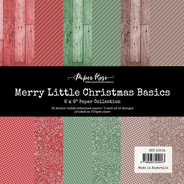 Merry Little Christmas Basics 6x6 Paper Collection 30504