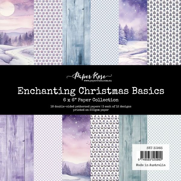 Enchanting Christmas Basics 6x6 Paper Collection