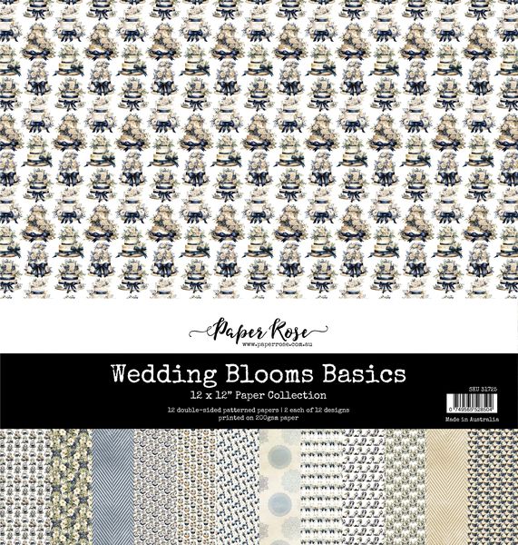 Wedding Blooms Basics 12x12 Paper Collection 31725