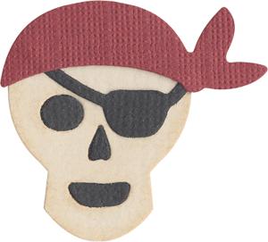 Quickutz Die - Pirate Skull