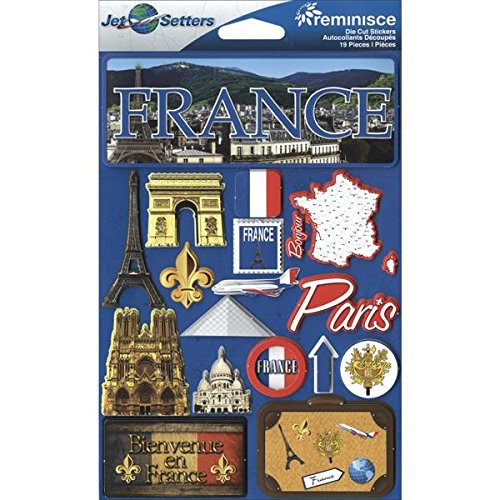 France Jetsetters 3D Stickers