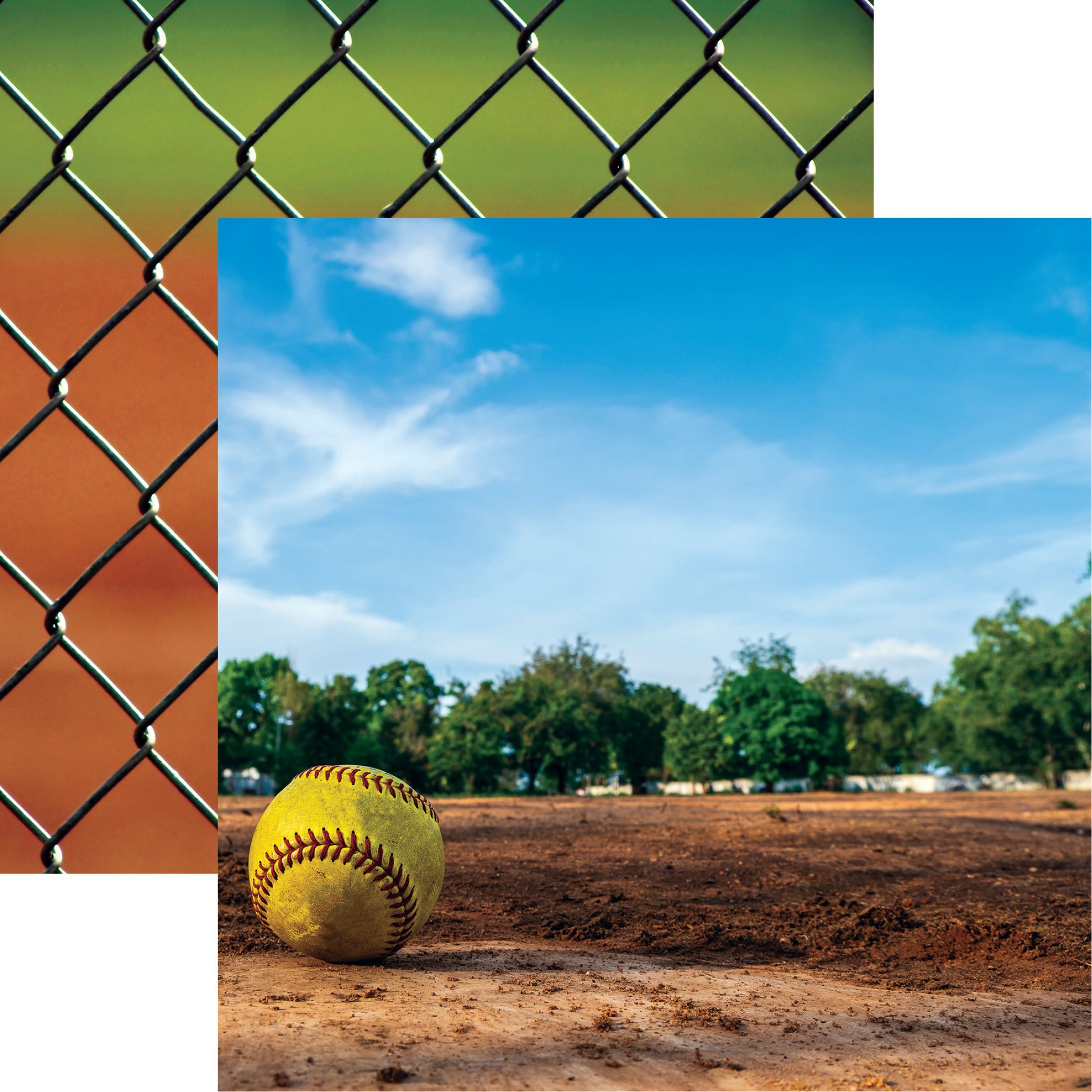 Let's Play Softball: Play Ball 12x12 DS Paper