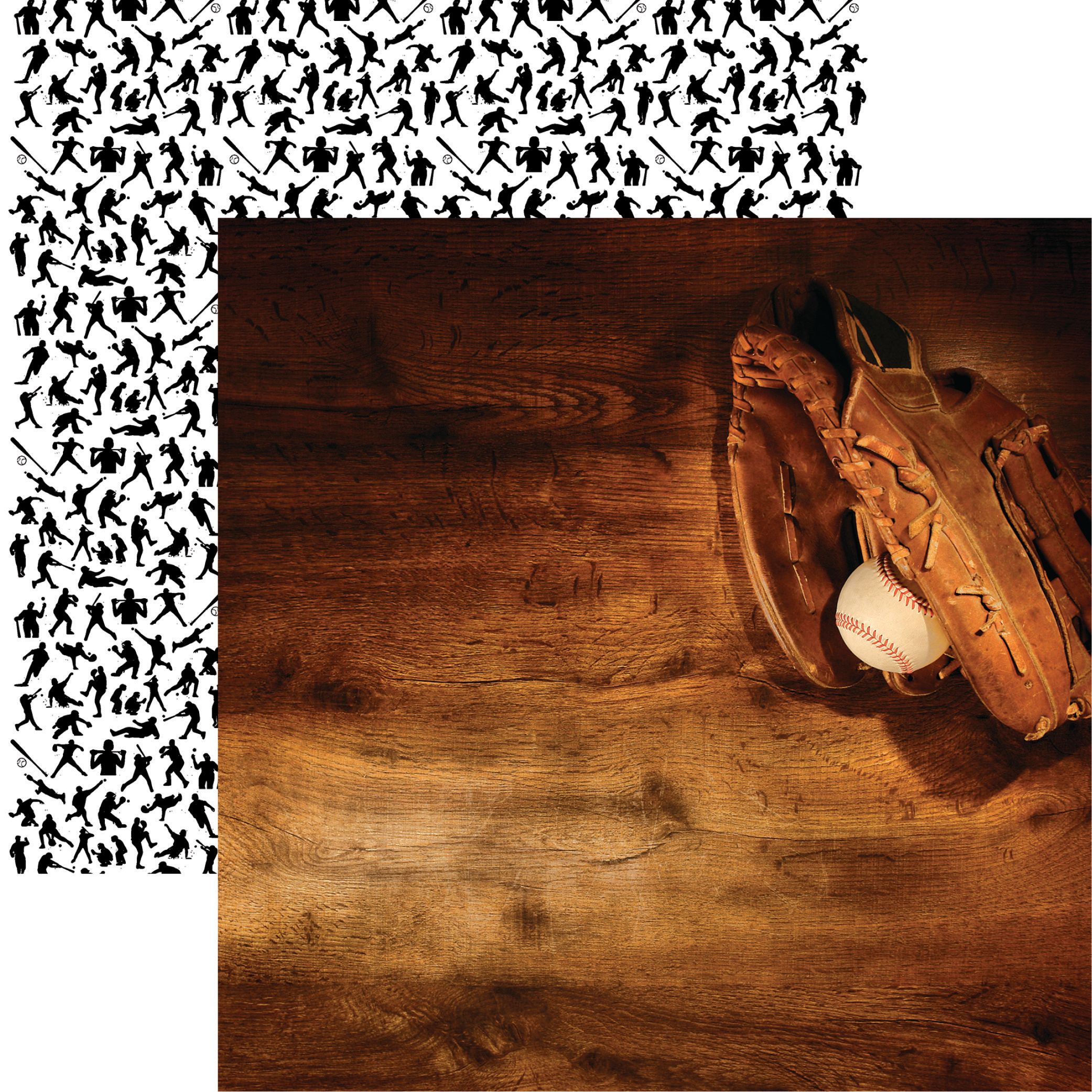 Let's Play Baseball: Glove and Ball 12x12 DS Paper