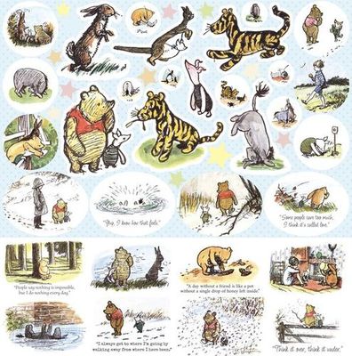 Winnie the Pooh and Friends 12x12 Sticker